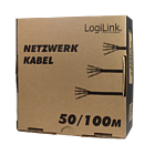 Productafbeelding LogiLink Installatiekabel Cat6 100m. S/FTP