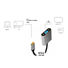 Productafbeelding LogiLink USB 3.2 Gen1 C --> VGA  0.15m 1080p