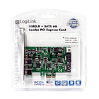 Productafbeelding LogiLink PCIExpress USB 3.0 + 2x SATA3