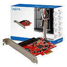 Productafbeelding LogiLink PCIExpress to 2x Sata intern 2,5 Gbit/s & 1x IDE intern