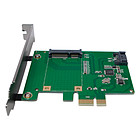 Productafbeelding LogiLink PCIExpress to 1x mSATA SSD en 1xSATA SSD