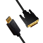 Productafbeelding LogiLink DisplayPort 1.2 --> DVI-D  1.00m