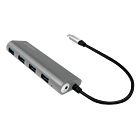 Productafbeelding LogiLink 4 Port Hub, USB-C --> USB-A 3.0 Passief