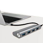 Productafbeelding LogiLink 4 Port Hub, USB-C --> USB-A 3.0 Passief