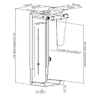 Productafbeelding LogiLink Pc-houder, draaibaar, voor ondertafel- of wandmontage