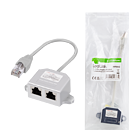 Productafbeelding LogiLink Kabel splitter RJ45 Cat5e voor netwerkconnectie Shielded