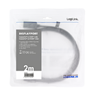 Productafbeelding LogiLink DisplayPort 1.2 --> HDMI  2.00m 4K/30 Hz