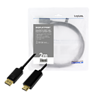 Productafbeelding LogiLink DisplayPort 1.2 --> HDMI  2.00m 4K/30 Hz