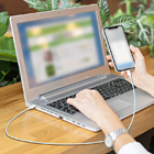 Productafbeelding LogiLink USB-C 2.0 (M) <--> USB-C (M)  1.0m