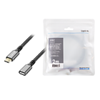 Productafbeelding LogiLink USB-C 3.2 (M) <--> USB-C (F)  2.0m