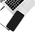 Productafbeelding LogiLink USB-C 2.0 (M) 90&deg; <--> USB-C (M)  2.0m