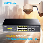 Productafbeelding Cudy Switch 8xRJ4 100Mbps,2x up,120W PoE+,unmanaged - FS1010P