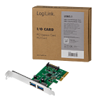 Productafbeelding LogiLink PCIExpress to 2x USB 3.1