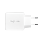 Productafbeelding LogiLink 230V 2xUSB-A lader 12W
