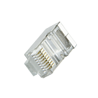 Productafbeelding LogiLink Patchstekker RJ45 Cat6 Shielded 10st. met trekontlasting