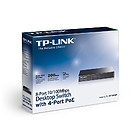 Productafbeelding TP-Link 8Port Unmanaged 10/100Mbps met 4xPoE