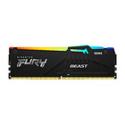 Productafbeelding Kingston 16GB CL36 (2x 8GB) FURY Beast Black RGB EXPO